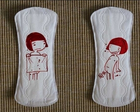 写给女孩！！经期卫生巾如何正确放置