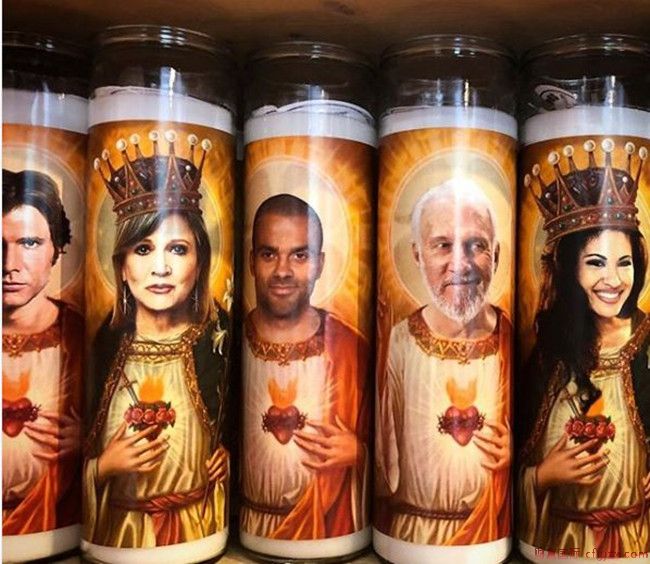圣安东尼奥当地商店推出马刺主题的墨西哥蜡烛_蓝雪梨NBA新闻