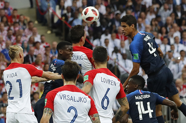 亚博：世界杯年夜数据:法国只掉队了9分钟 乌龙球霸弓手榜