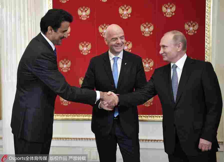 亚博:俄向卡塔尔转交世界杯举行权 普京满足本届状态