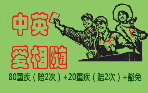中英人寿爱相随怎么样：100种疾病(赔4次)+能豁免有优惠