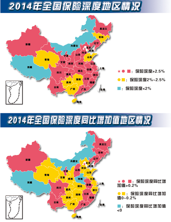             图集：2014年中国保险业发展的区域性差异分析