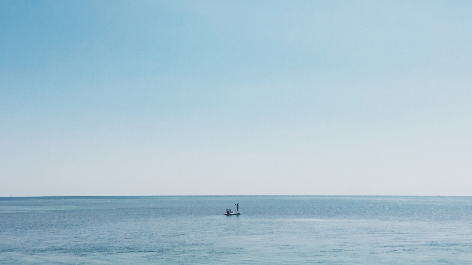 辽阔海洋风景摄影