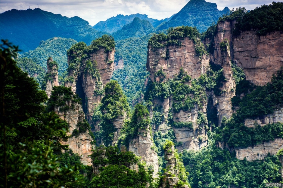 张家界袁家界自然风景高清图片