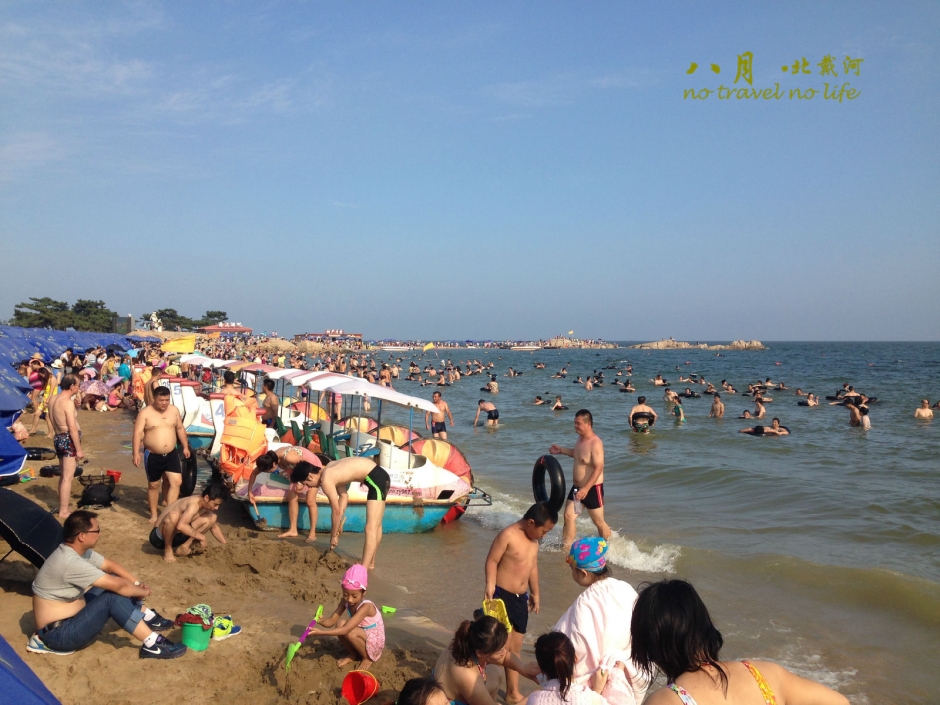 北戴河老虎石海上公园图片