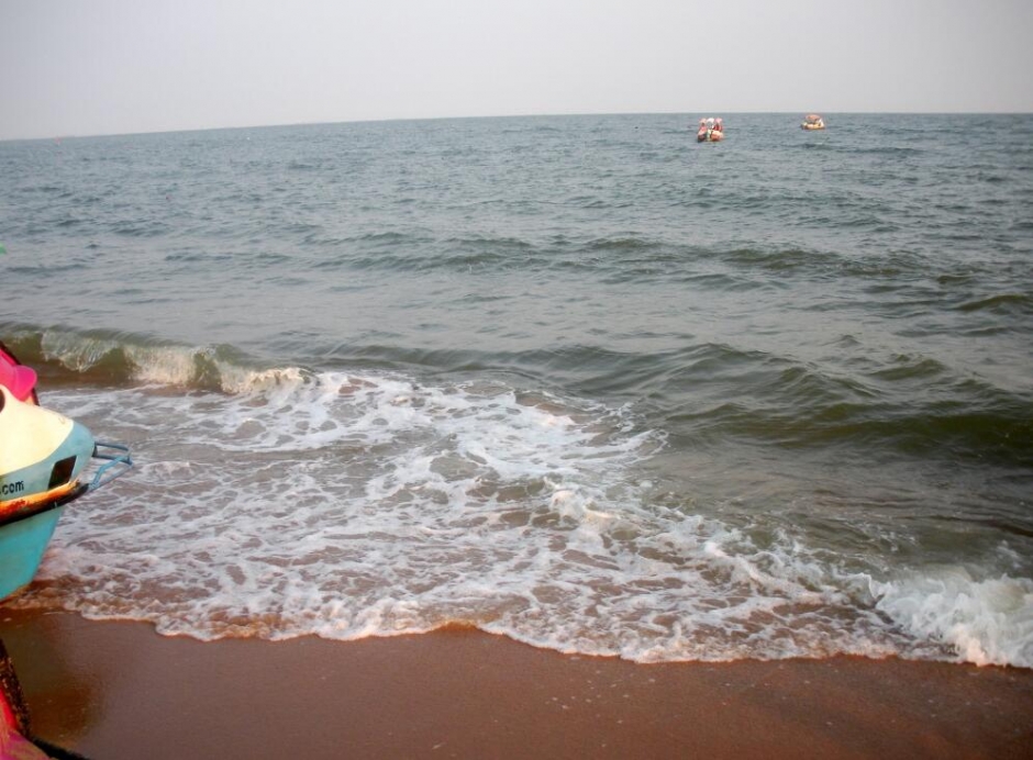 北戴河老虎石海上公园图片