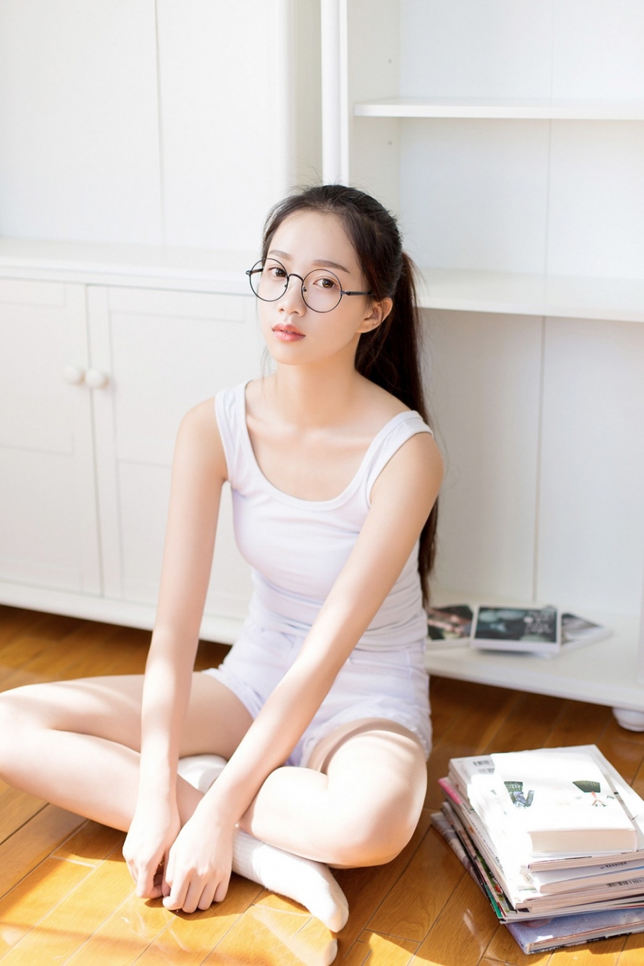 大长腿美女性感居家甜美诱惑写真