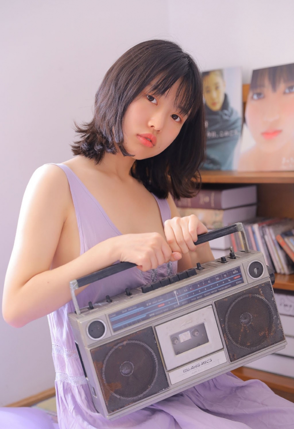 清新吊带美女模特日系摄影高清美女图片