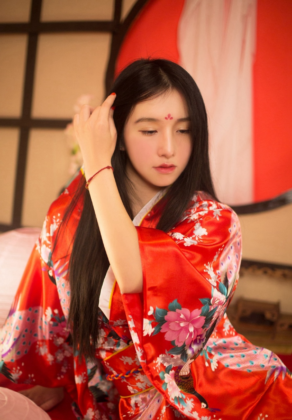 极品美女薄纱遮体性感人体艺术图片