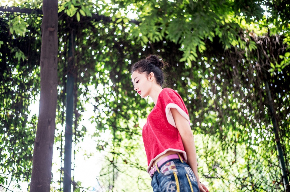 中国性感美女李梓熙写真照片