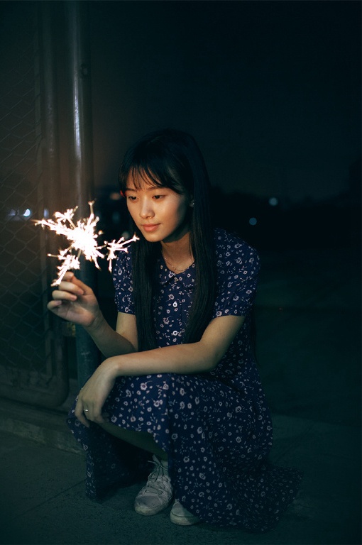 中国模特才可儿性感丰满人体艺术写真