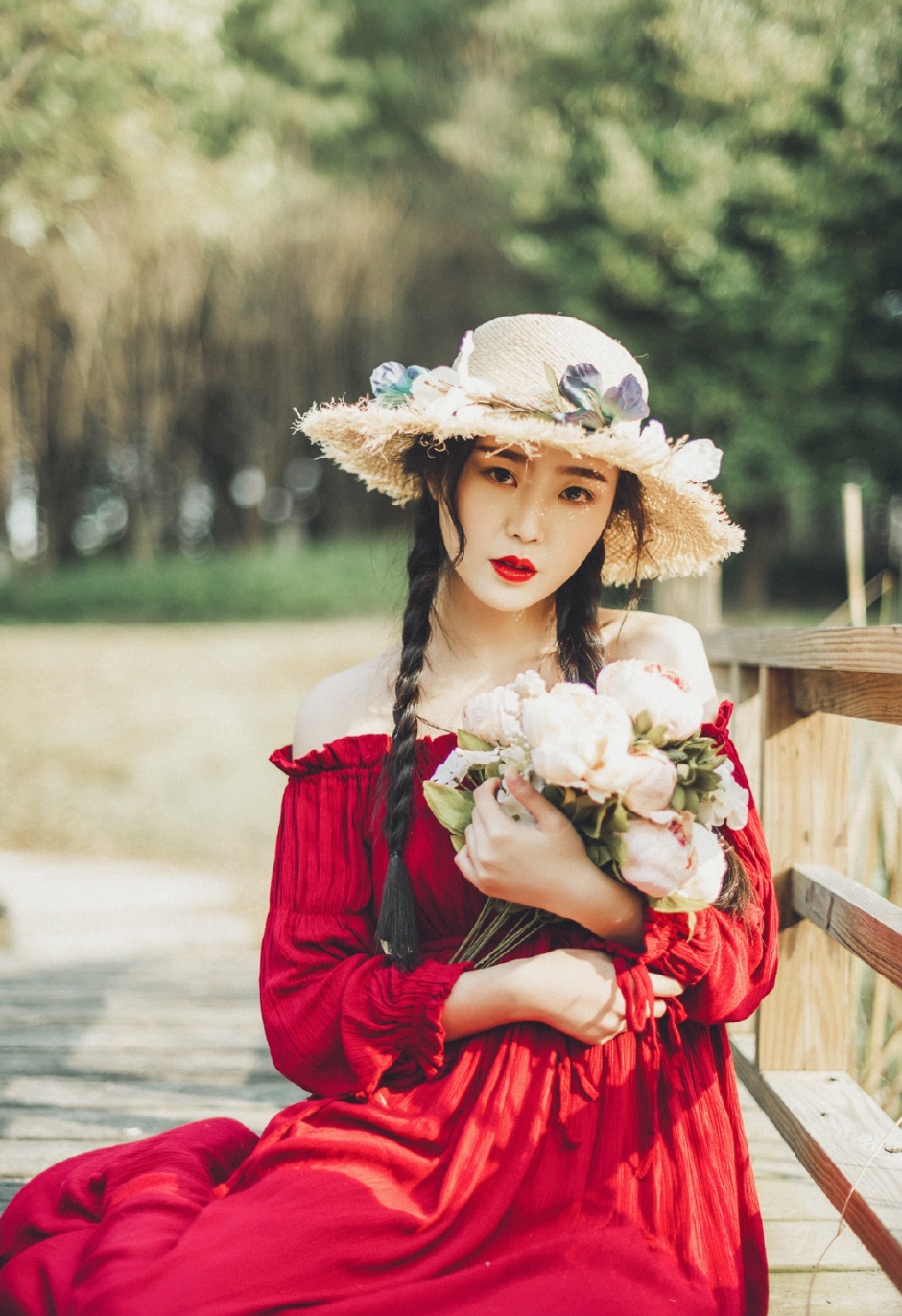 混血美女桓淼淼人体艺术照