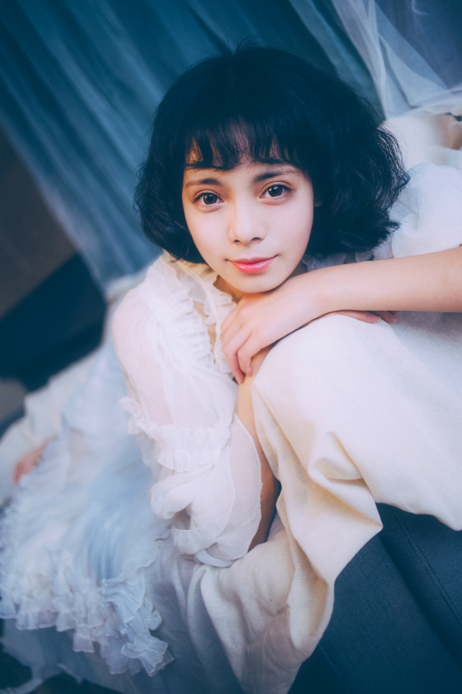 超性感美女透明薄纱遮体顶级人体摄影写真