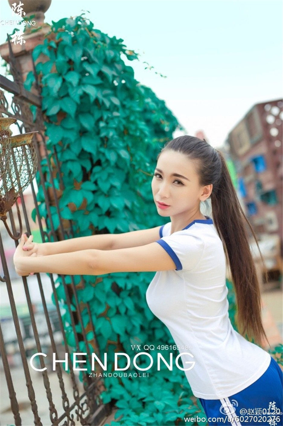90后学生妹子赵颖小清新写真图片