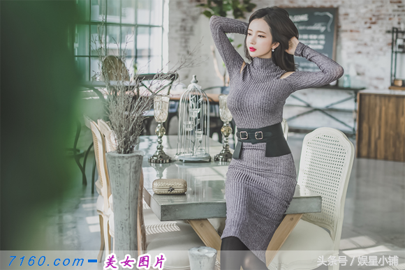 韩国模特美女牛仔裤迷人黑丝诱惑