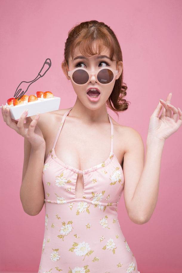 平面模特郑伊俏皮可人唯美写真