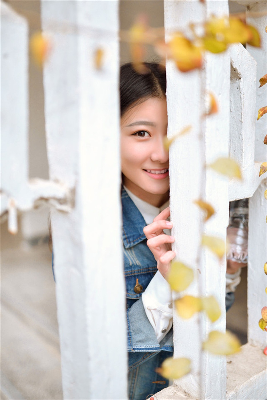 武音校花秋季小清新唯美清纯写真