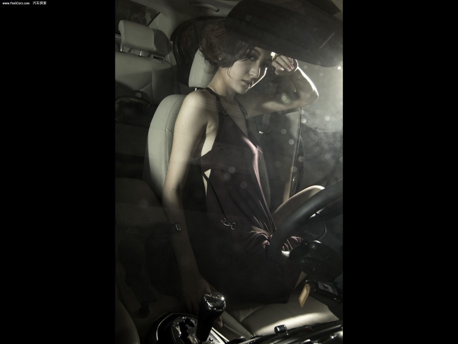 炫丽东风标致火辣车模美女图集