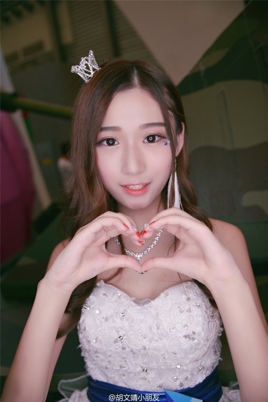 清纯学生妹胡文靖微博高清照片