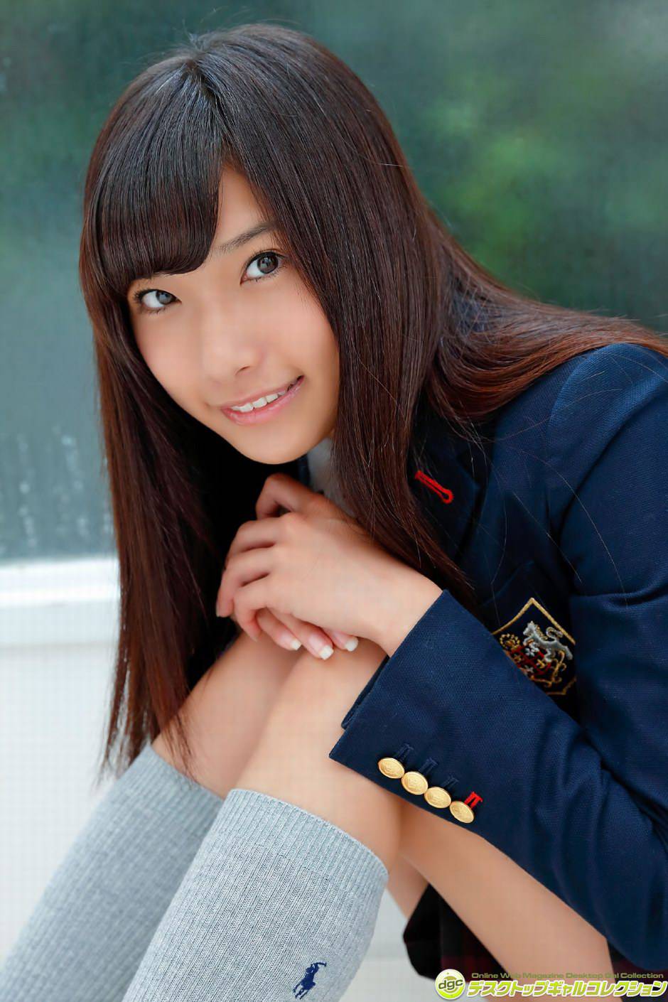 日本90后清纯美女森川彩香走红网络写真照