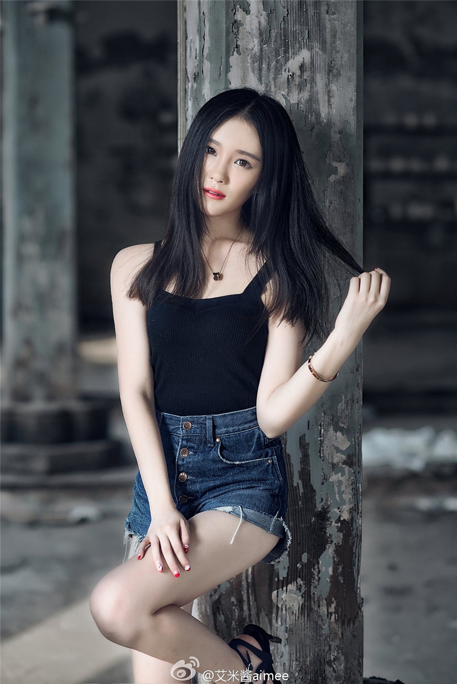 清纯美女艾米酱aimee微博生活照