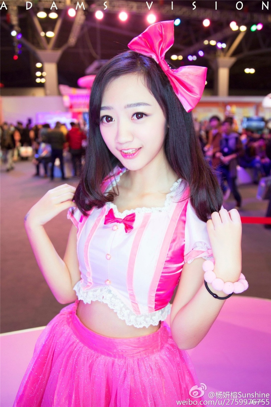 清纯可爱学生妹杨妍榕的微博美照