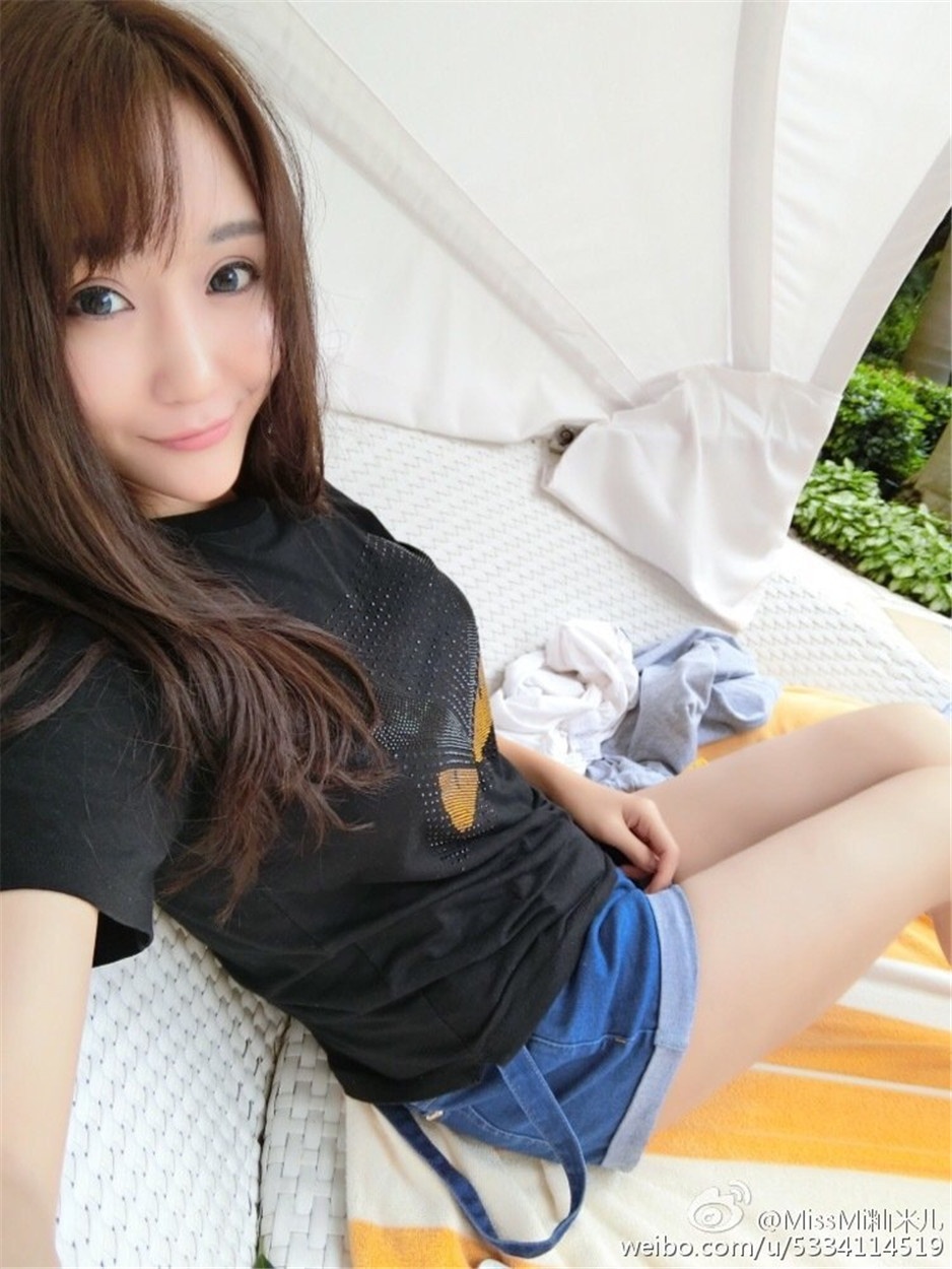 90后漂亮女生籼米儿MissMi微博美图