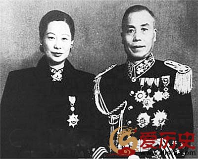 李宗仁郭德洁夫妇旧照。