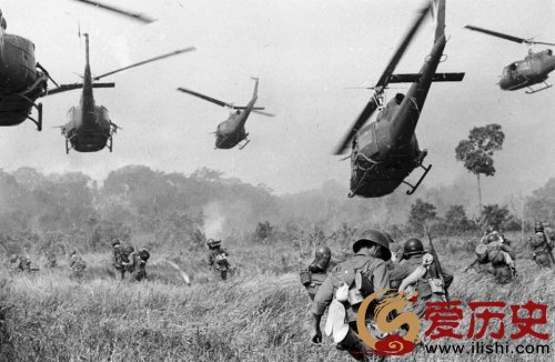 越战中的战争场面