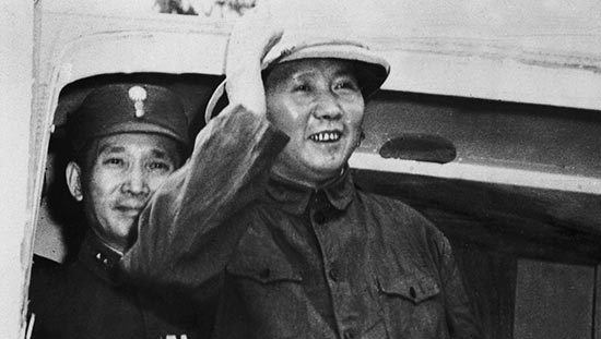 重庆谈判蒋介石惧美 下令戴笠保护毛泽东
