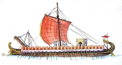 罗马帝国海军的战舰