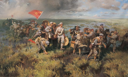 红军长征时的死亡行军：过雪山和草地大量减员