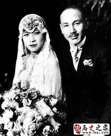 蒋介石和宋美龄的婚照