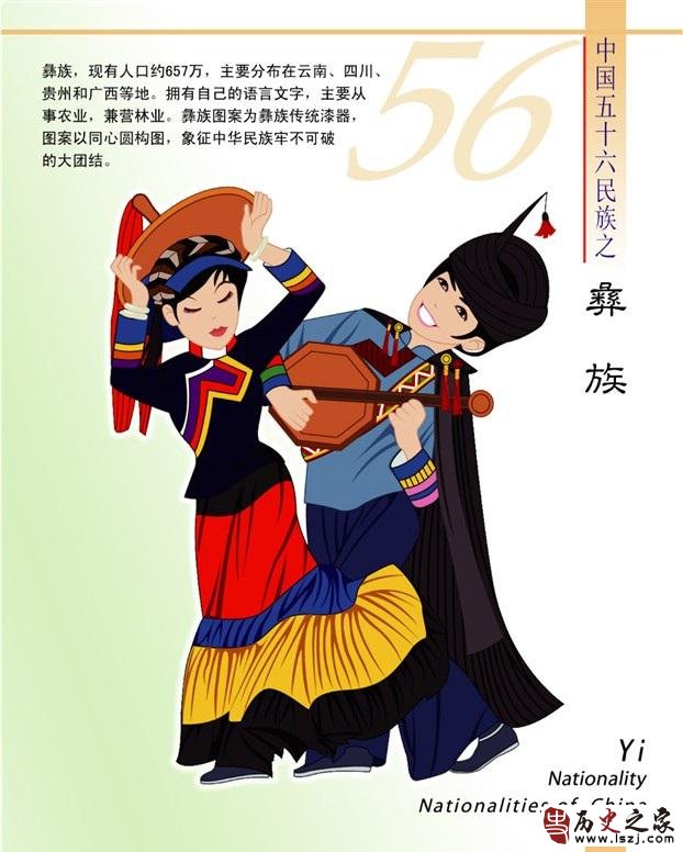 彝族简介（卡通版）