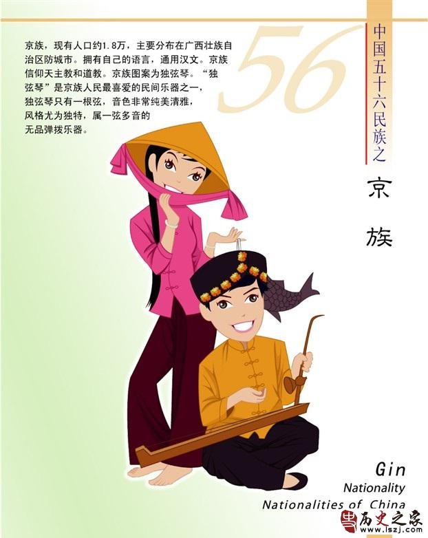 京族简介（卡通版）