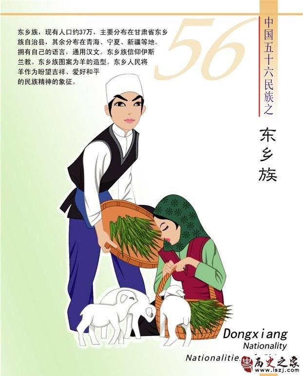 东乡族简介（卡通版）