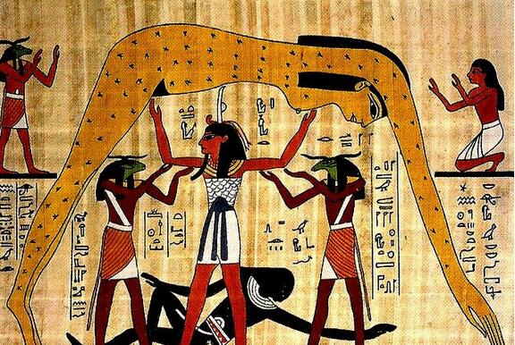 古埃及神话中的天空之神努特简介 努特女神的形象