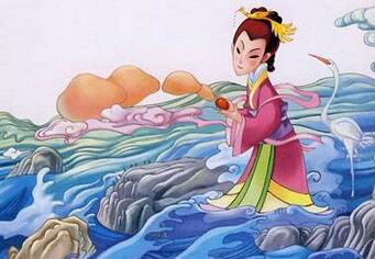 龙公主戏神珠的中国神话传说