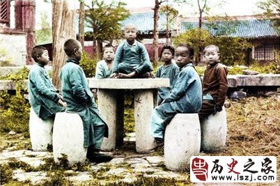 【图】清朝末年儿童彩照：见证100多年前的童年时光