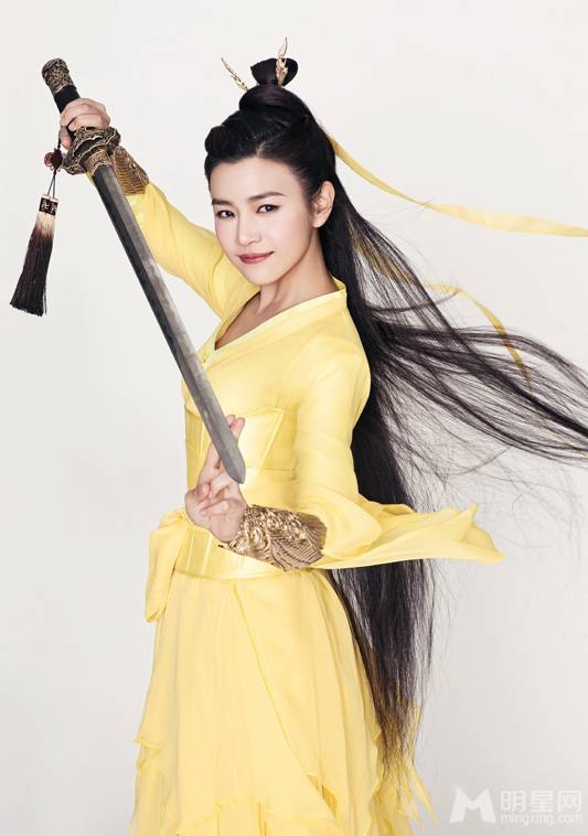 台湾未整容女星陈妍希完美演绎古代侠女