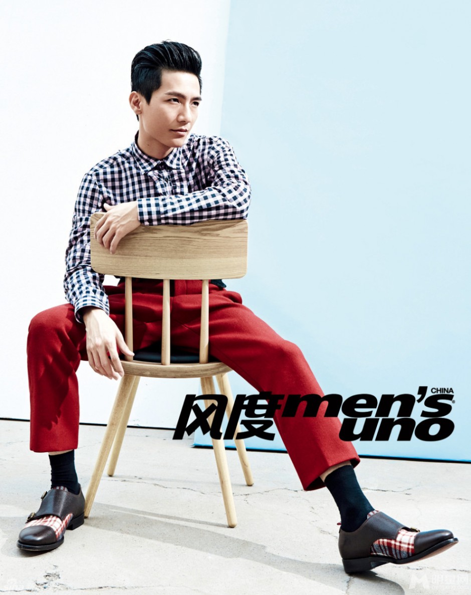 男明星陈楚生英伦风帅气写真