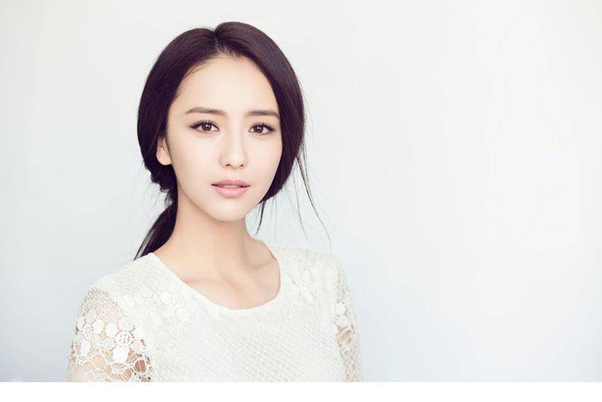 女星佟丽娅纯白唯美高清图片