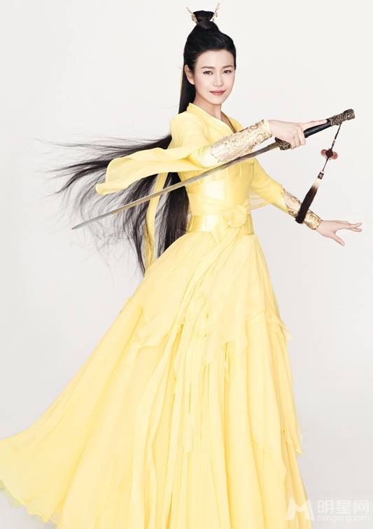 台湾未整容女星陈妍希完美演绎古代侠女