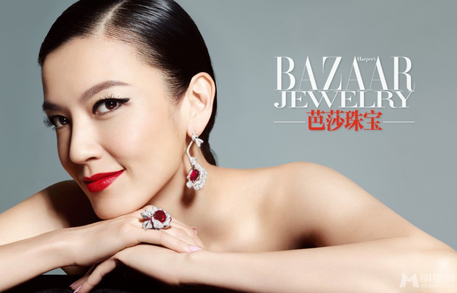 性感美女林熙蕾小露香肩写真图片