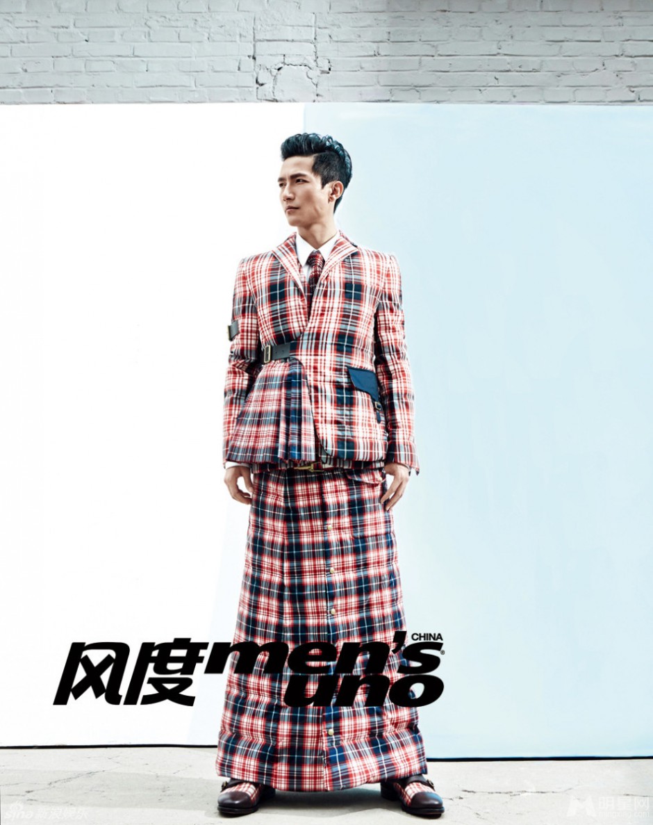 男明星陈楚生英伦风帅气写真