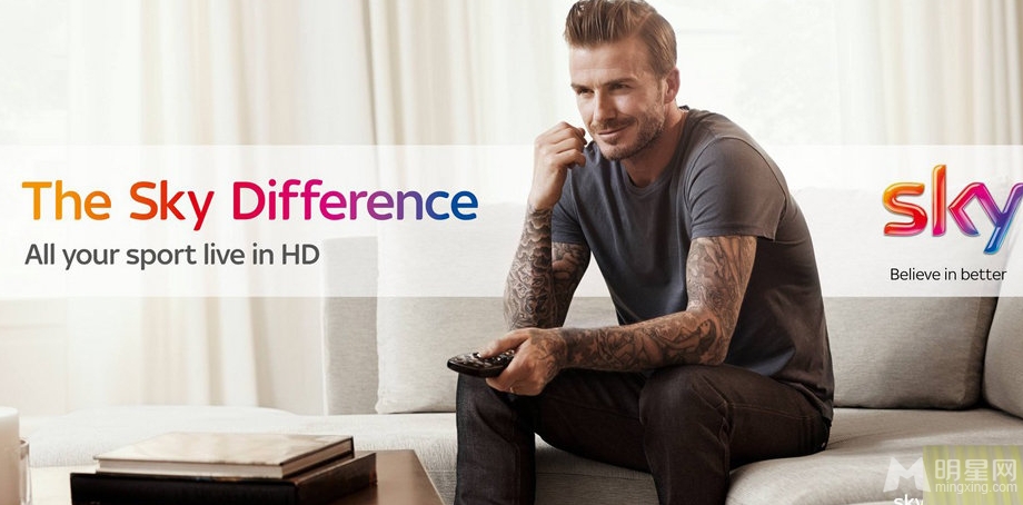 足球男神贝克汉姆阳光帅气图片欣赏