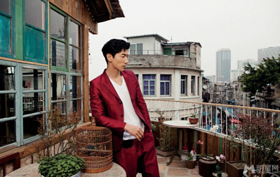 中国男模张亮时尚异国写真