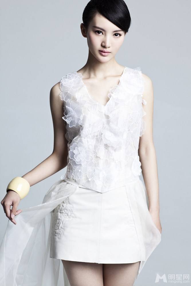 中国国民妹妹金晨纯白诱惑写真