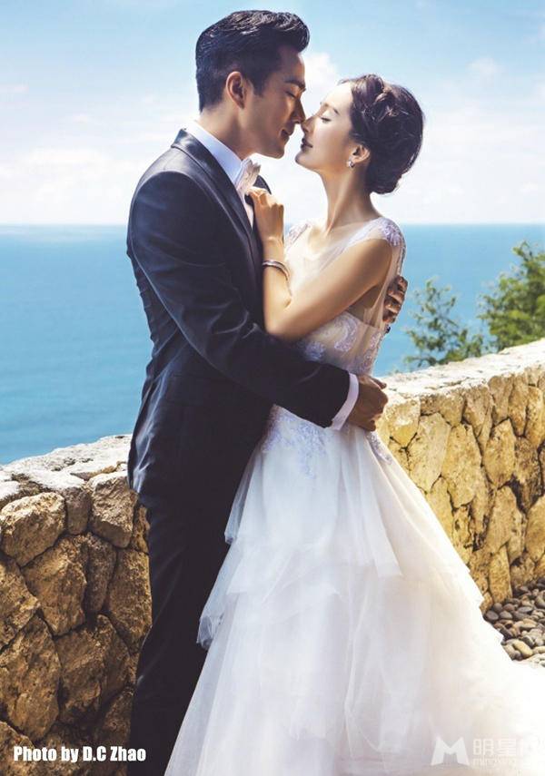 杨幂刘恺威婚纱写真甜蜜浪漫
