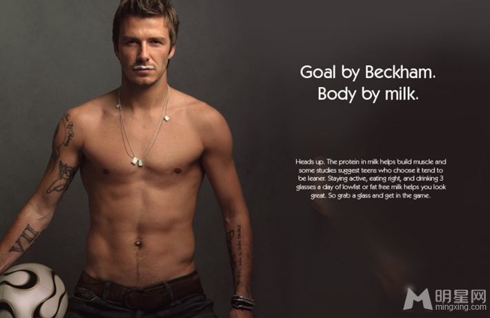 足球男神贝克汉姆阳光帅气图片欣赏